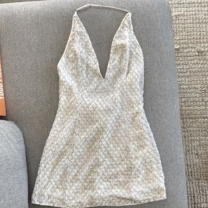 NBD backless mini dress!
